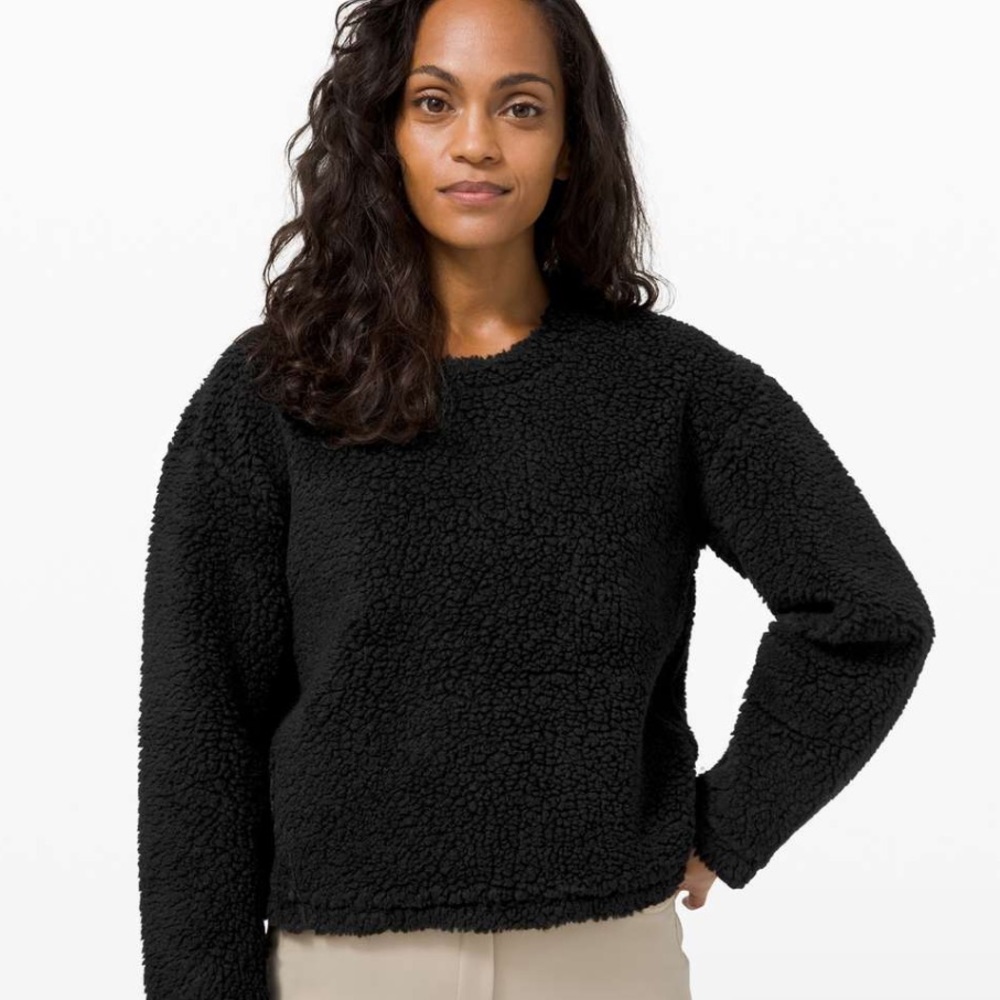 Lululemon Wool Whenever Crew black 6